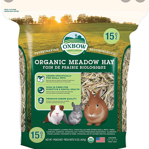 Cỏ khô hữu cơ Oxbow Organic Meadow Hay dành cho thỏ và thú cưng